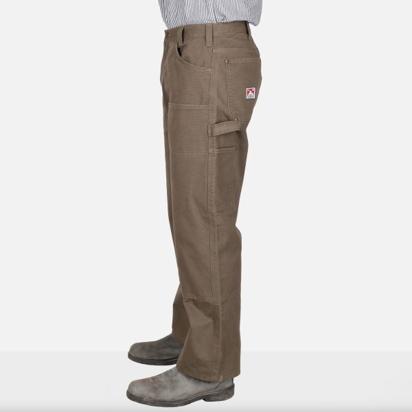 Canvas Double Knee Carpenter Pants - Charcoal