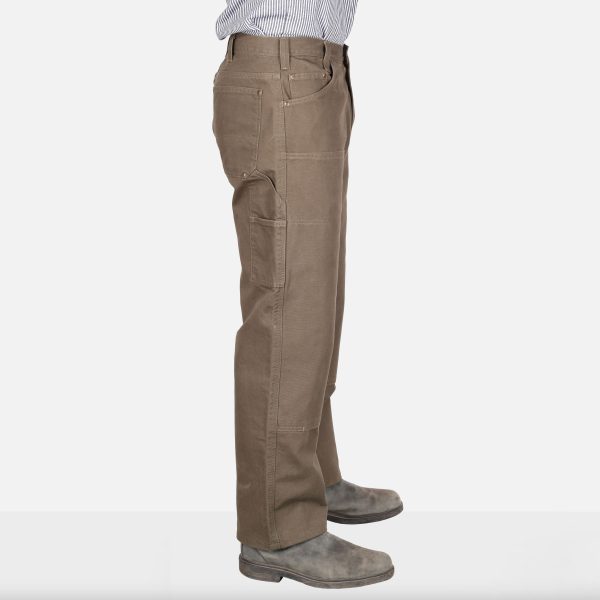 Canvas Double Knee Carpenter Pants - Charcoal