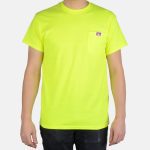 Pocket T-Shirt - Safety Green